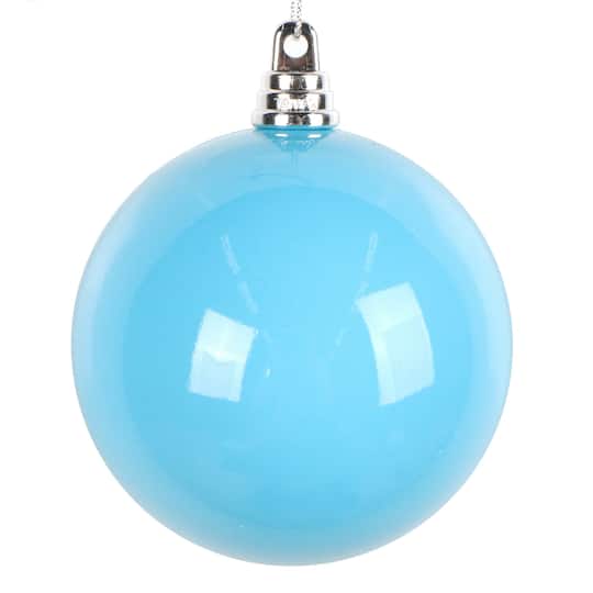 Vickerman 3" Light Blue High-Gloss Ball Ornaments, 12ct.